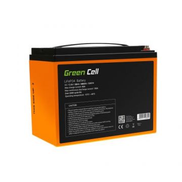 Acumulator  LiFePO4 Green Cell 38Ah 12.8V 486Wh litiu-fier-fosfat