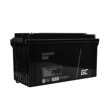 Acumulator stationar AGM 12V 120Ah VRLA plum acid baterie fara mentenanta fotovoltaice autorulote camion Green Cell