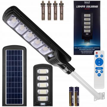 Set Lampa solara Jocker 180W, Panou solar 18W, Acumulator 20000mAh, Telecomanda