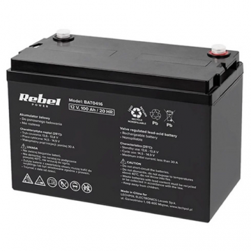 Acumulator Baterie cu Gel  12V 100AH REBEL POWER BAT0416