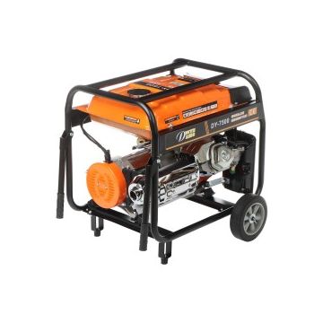 Agregatul Generator de Curent cu Starter, 6000W, Tensiune 230V, 2 Prize, AVR, Bobinaj Cupru, Motor 15CP, Capacitate 420cm3, Star