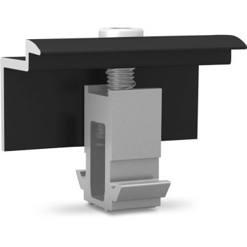 Set de prindere Dome End Clamp K2 Systems 2002610, negru, 30 mm - 50 mm