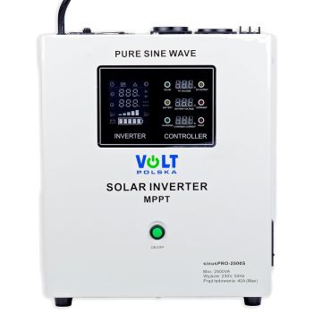 SINUS PRO 2500 S 24230V (1800 / 2500W) + INVERTOR SOLAR MPPT 40A