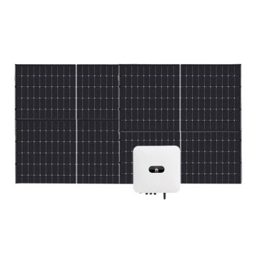 Sistem fotovoltaic 5.3 kW, invertor monofazat Hibrid WiFi si 11 panouri N-Type JinKO Tiger Neo, monocristalin, 490 Wp, 120 celule