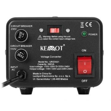 Convertor tensiune, Schucko, 400W 500VA - Kemot URZ3421