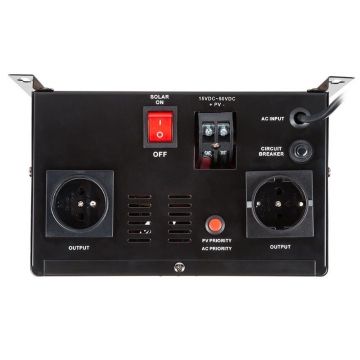 Invertor solar hybrid 500w On Grid/Off Grid 12V 800VA cu Sinus Pur AC/PV Kemot PROsolar 800 - URZ3416