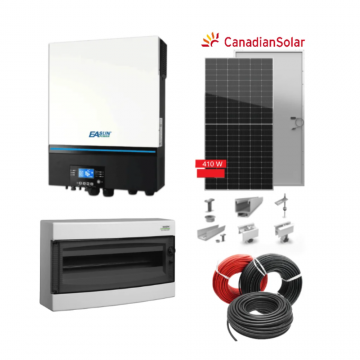 Kit sistem fotovoltaic 8 kWp monofazat Off-Grid Easun
