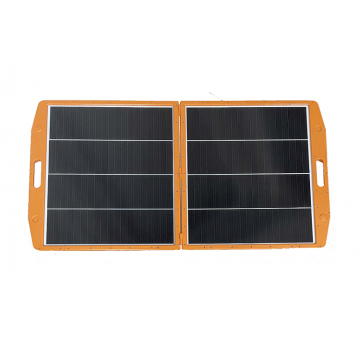 Panou solar Fotovoltaic Portabil și Pliabil 120W pentru Camping Pescuit Drumeții Solmax cu 2 incarcatoare controller incluse