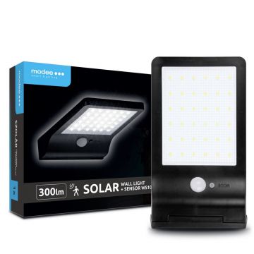 proiector solar de perete cu senzor de miscare 300lm lumina rece modee