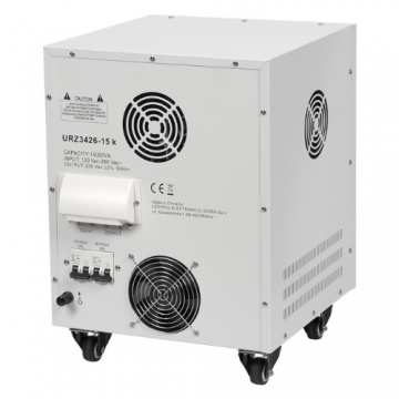 Stabilizator tensiune servomotor monofazat 2 prize 15000 VA/10500 W - Kemot URZ3426-15K