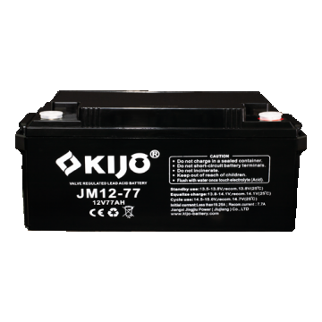 Acumulator Pb-acid AGM Deep Cycle, 12V, 77Ah, conector M8 - KIJO JM12-77