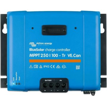 incarcator solar 12v 24v 48v 100a victron energy bluesolar mppt 250/100-tr ve.can