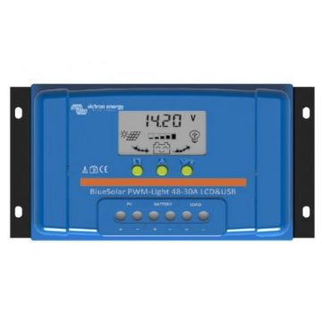 incarcator solar lcd&usb 48v-30a victron energy bluesolar pwm-lcd&usb 48v-30a