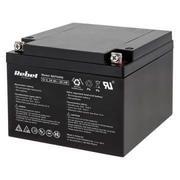 Acumulator 12V 24Ah Vrla Gel Plumb-acid Rebel Power