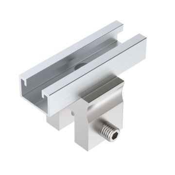 Clema de fixare pentru acoperisurile din tabla cutata, rotunda, din aluminiu, Aerocompact TMM08