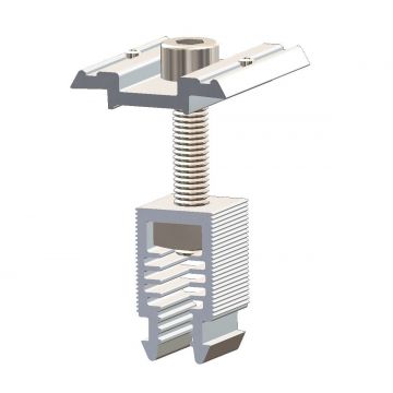 Clema de mijloc pentru fixarea panourilor solare, prindere cu clips, Aerocompact CLM10