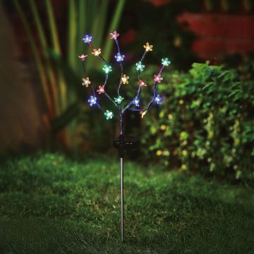 Floare solara - 20 LED - 65 cm