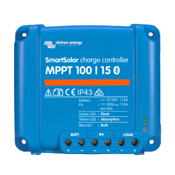 Incarcator Solar 12V 24V 15A Victron Energy Smartsolar Mppt 100 15