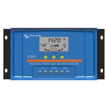 Incarcator Solar LcdUsb 48V-30A Victron Energy Bluesolar Pwm-LcdUsb 48V-30A