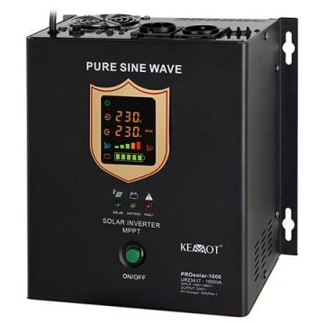 Invertor Solar Off-Grid Mppt 700W Kemot Prosolar, Pentru Baterii De 12V, 12-50 Vdc, Urz3417