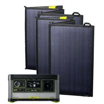 Kit Generator Solar Portabil 300W 505Wh Goal Zero Yeti 500X + panou 50W (2x)