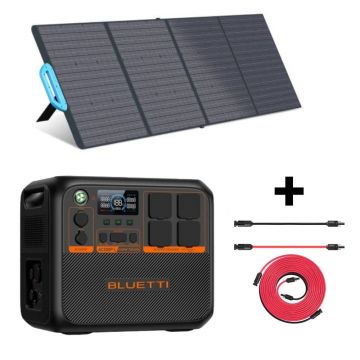 Kit Generator Solar Portabil Bluetti AC200PL 2400W 2304Wh cu panou 200W