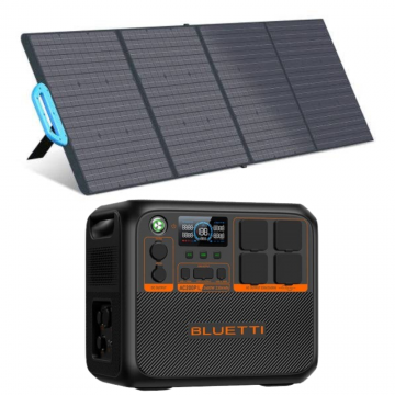 Kit Generator Solar Portabil Bluetti AC200PL 2400W 2304Wh cu panou 200W