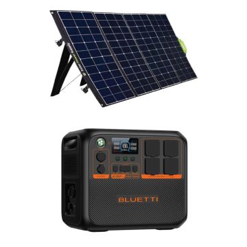 Kit Generator Solar Portabil Bluetti AC200PL 2400W 2304Wh cu panou 400W