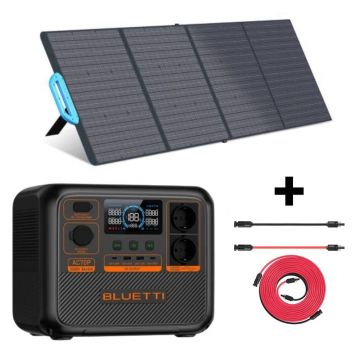 Kit Generator Solar Portabil Bluetti AC70P 1000W 864Wh LifePO4 + panou 200W