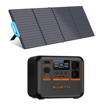 Kit Generator Solar Portabil Bluetti AC70P 1000W 864Wh LifePO4 + panou 200W