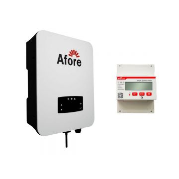 Kit invertor On-Grid trifazat 5kW si contor de energie 50kWA, Afore BNT005KTL+SMART