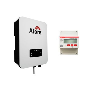 Kit invertor On-Grid trifazat 8kW si contor de energie 50kWA, Afore BNT008KTL+SMART
