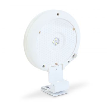 Lumina solara pentru jgheab - 3 LED SMD alb rece - alb - 11 x 2,6 cm