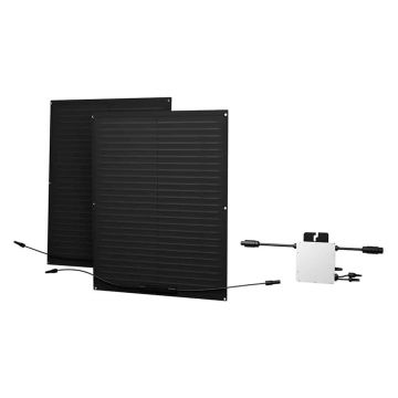 Sistem fotovoltaic balcon super-usor 400W cu invertor de 400W