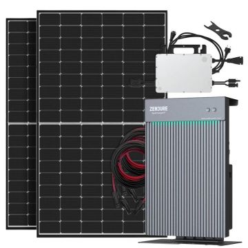 Sistem fotovoltaic balcon Zendure AIO-2400 880W cu invertor HMS-800W-2T si baterie inclusa