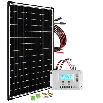 Sistem fotovoltaic off-grid 100W 12V basicPremium-L
