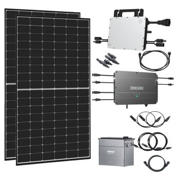 Sistem fotovoltaic pentru balcon Zendure 800W 600W cu baterie solara 1920Wh AB2000 SolarFlow inclusa