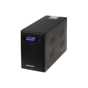 UPS Hikvision DS-UPS2000/GER 2000VA/1200W, 2x12V/9Ah, LCD, AVR, 345x192x122mm