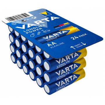 Varta Longlife Power AA LR6 - 24 baterii alcaline