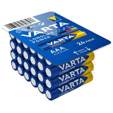 Varta Longlife Power AA LR6- 24 baterii alcaline
