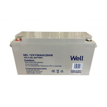 acumulator plumb acid cu gel well 12v 150ah, terminal m8