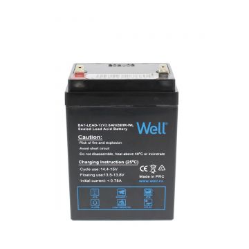 Acumulator plumb acid Well 12V 2.6AH, terminal F1