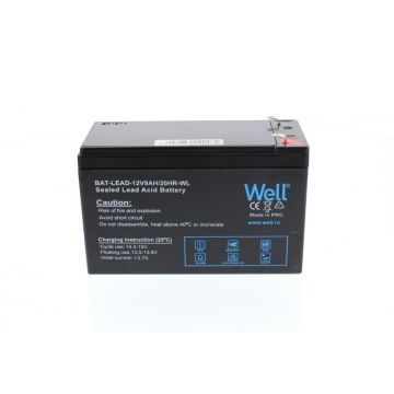 acumulator plumb acid well 12v 9ah, terminal t1