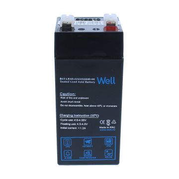 acumulator plumb acid well 4v 4ah, terminal t1