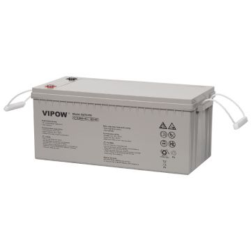 Acumulator stationar Vipow, AGM VRLA, 12V 200AH - BAT0419