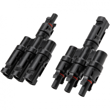 Anker&nbsp;Solix Cablu conector de incarcare solara Anker Solix MC4 cu 3 porturi, Negru