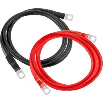 Cabluri de conexiune la baterie 16mm² 100cm m8 [pereche]