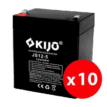 Cutie 10 acumulatori JS12-5 - KIJO JS12-5-BAX