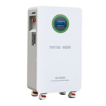 DATOUBOSS 48V 314Ah LiFePO4 Battery 16kWh 210A BMS Metal Case with Wheels for Solar Home RV Energy Storage