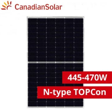 Panou fotovoltaic Canadian Solar 460W Rama Neagra  - CS6.2-48TD-460 TOPHiKu6 N-type